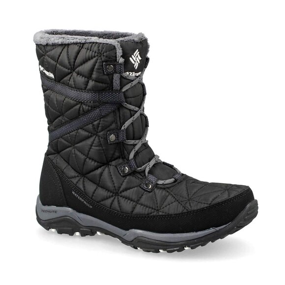 Columbia Women's Black Loveland Quilted Omni-Heat Mid-Calf Snow Boot Size 7.5 - Picture 1 of 8
